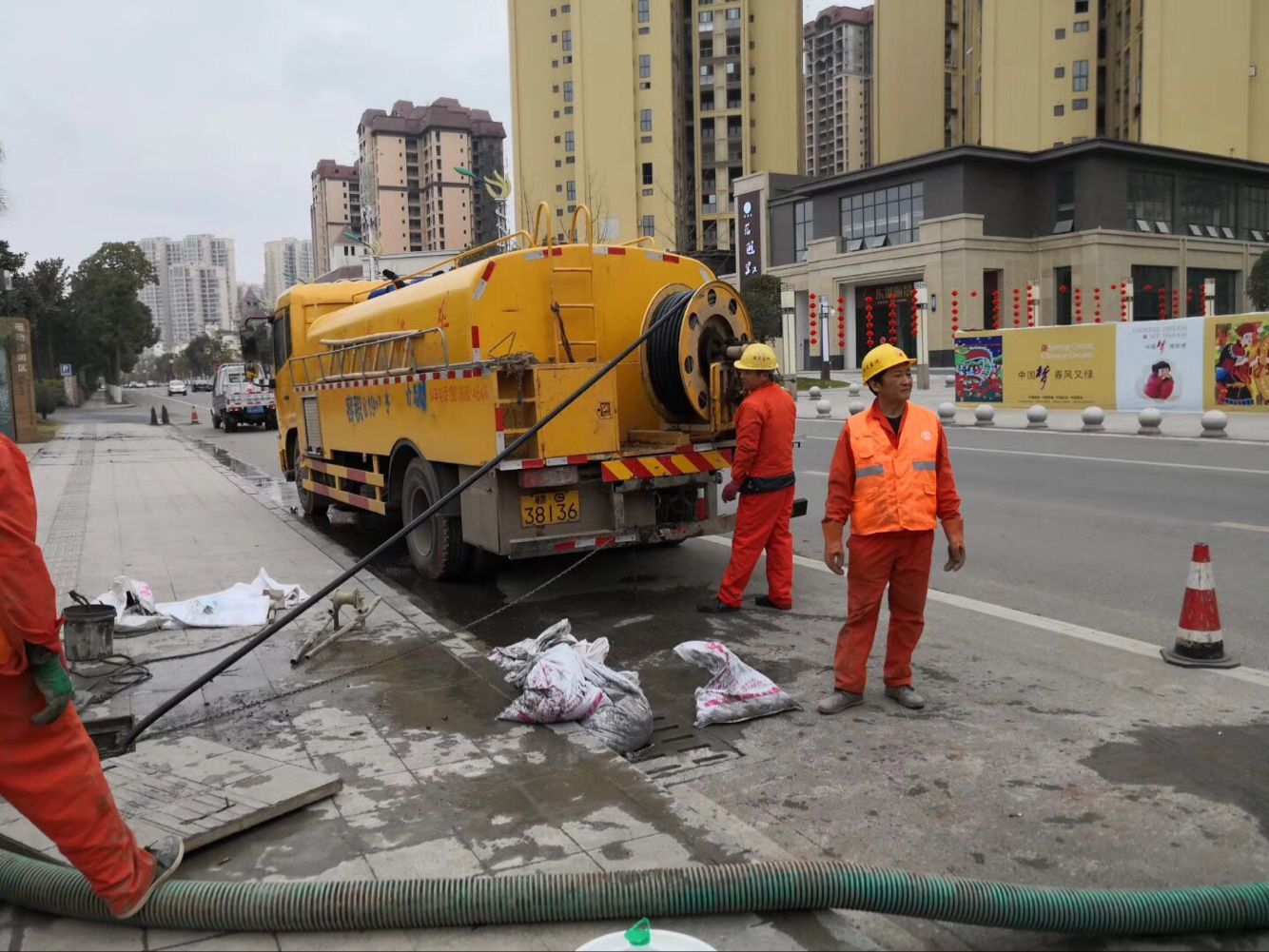 沿河排污管道清淤-管道清洗