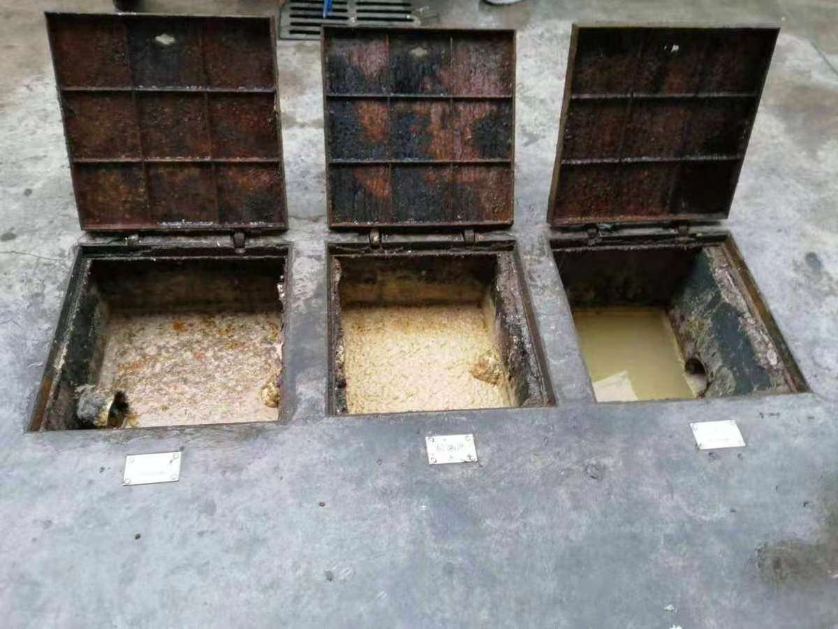 沿河清理隔油池-污水池清掏